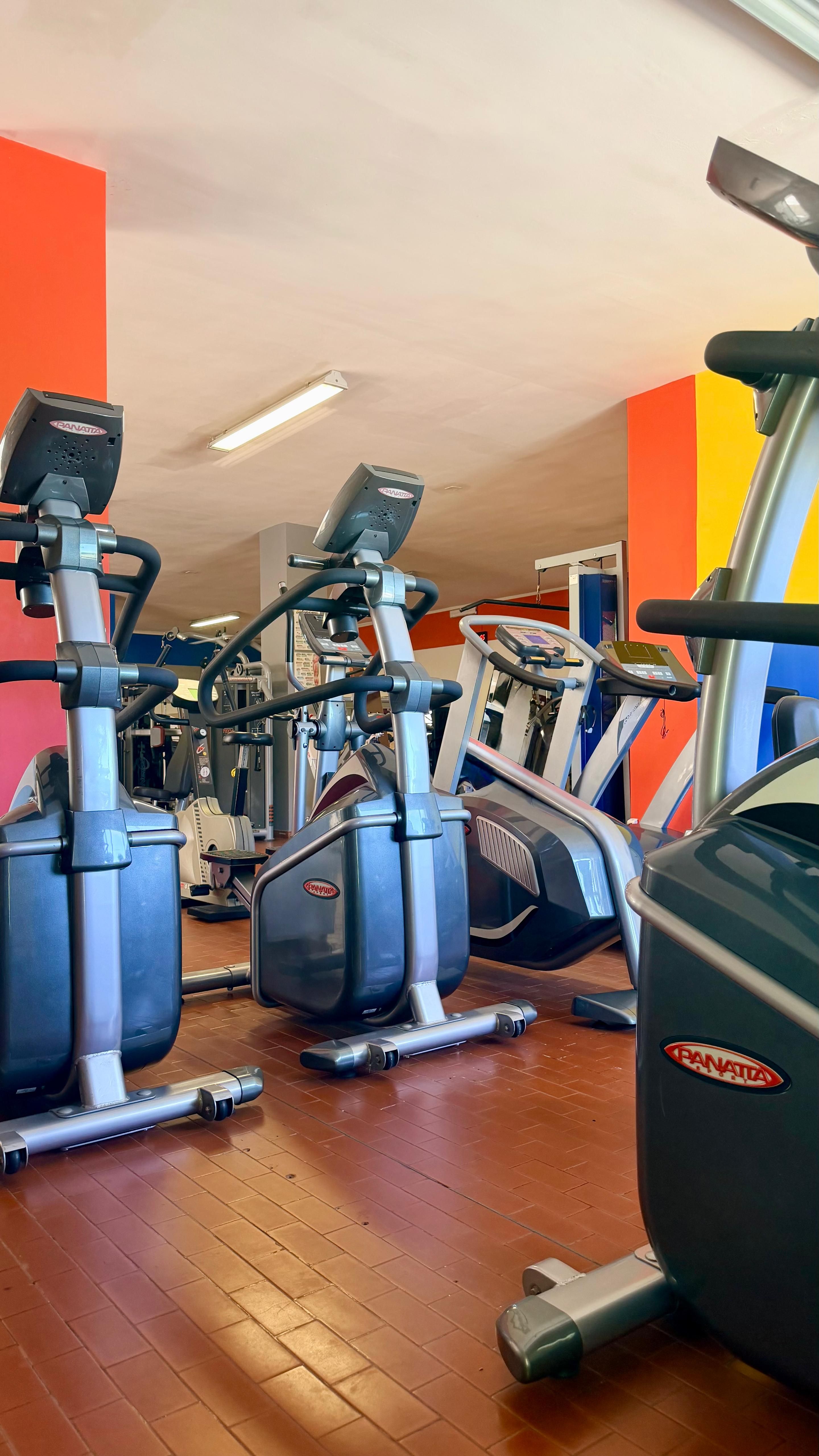 Attrezzi cardio della palestra ASD Athena, vista verticale